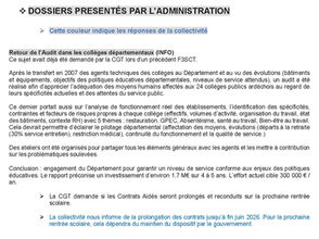 Compte rendu du F3SCT du 20 avril 2026