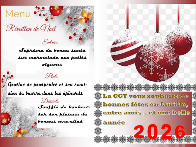 Bonnes fêtes de fin d'année ! 