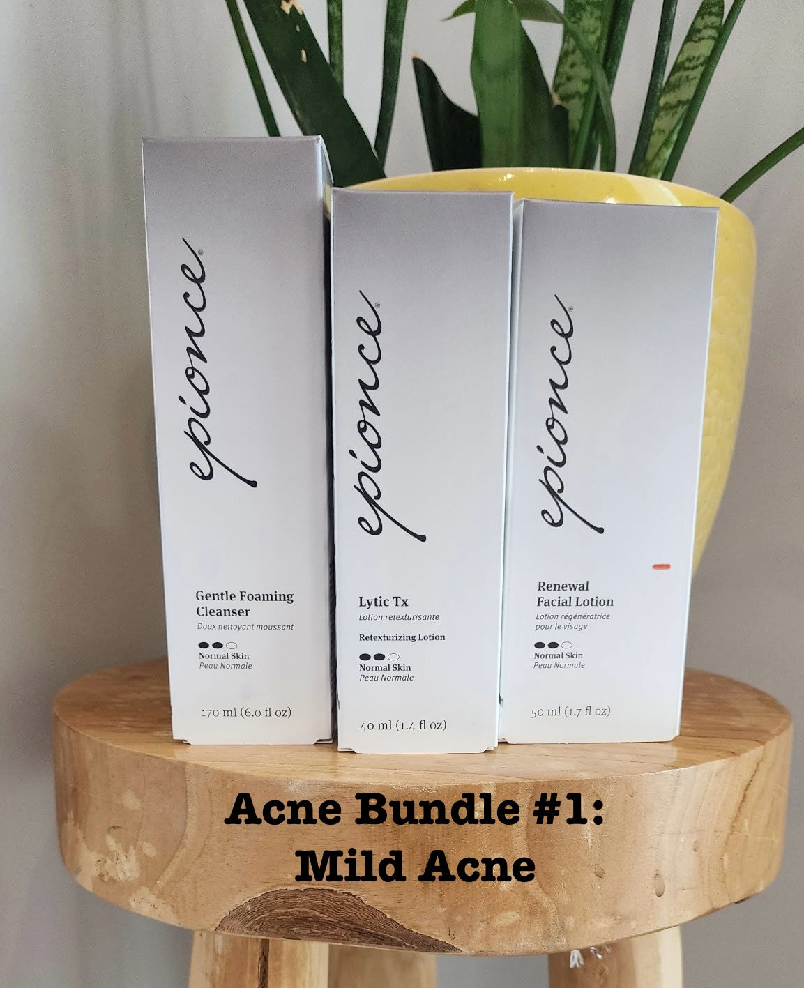 Acne Bundle #1: Gentle Foaming Cleanser, Lytic Tx, and Renewal Facial Lotion