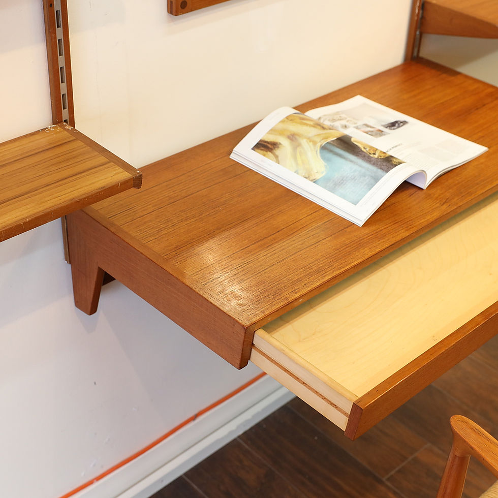 Thumbnail: Danish Modern Teak Wall Unit by Kai Kristiansen