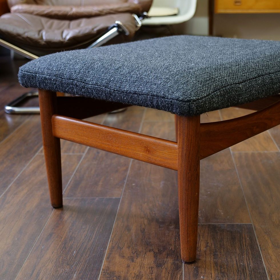 Thumbnail: Danish Teak FD 137 Japan Series Stool by Finn Juhl