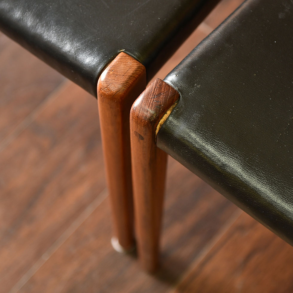 Thumbnail: Restored Danish Modern Teak #71 Dining Chairs by J.L. Møllers Møbelfabrik
