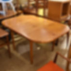 Thumbnail: Practical Vintage Teak Dining Table with a Butterfly Leaf