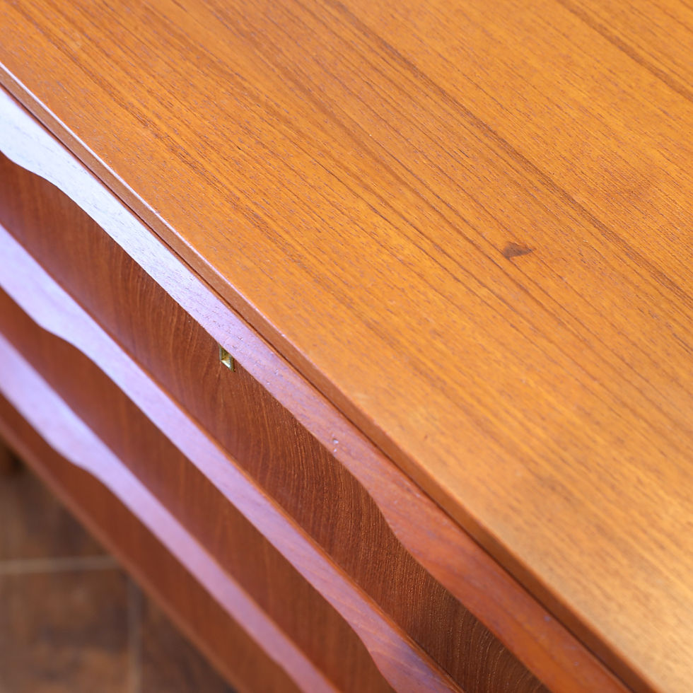 Thumbnail: Danish Teak Low Profile Dresser