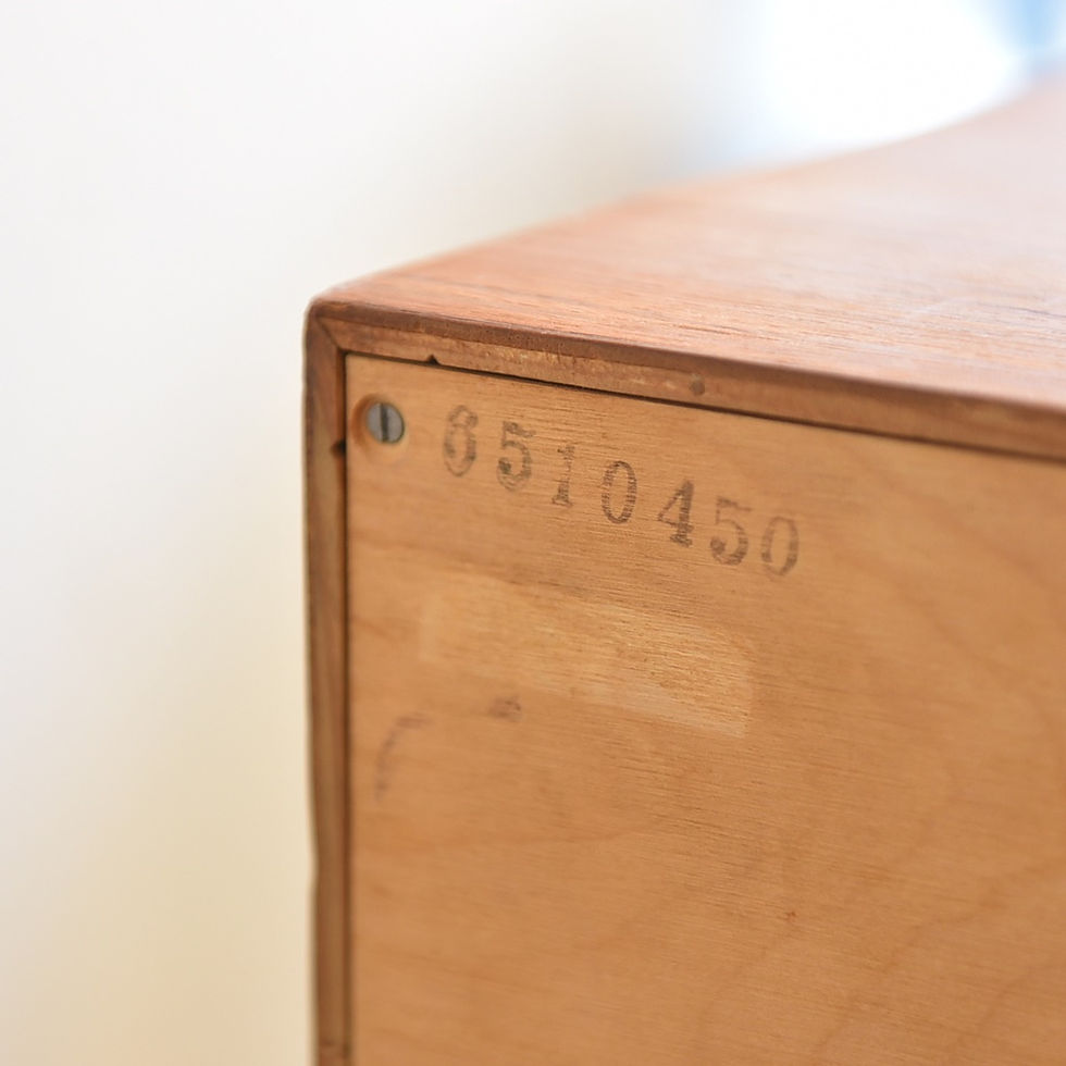Thumbnail: Danish Modern Teak Vinyl Cabinet by Kai Kristiansen for FM