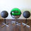 섬네일: Vintage MCM Atomic Green Dome Stereo with JVC Sphere Speakers