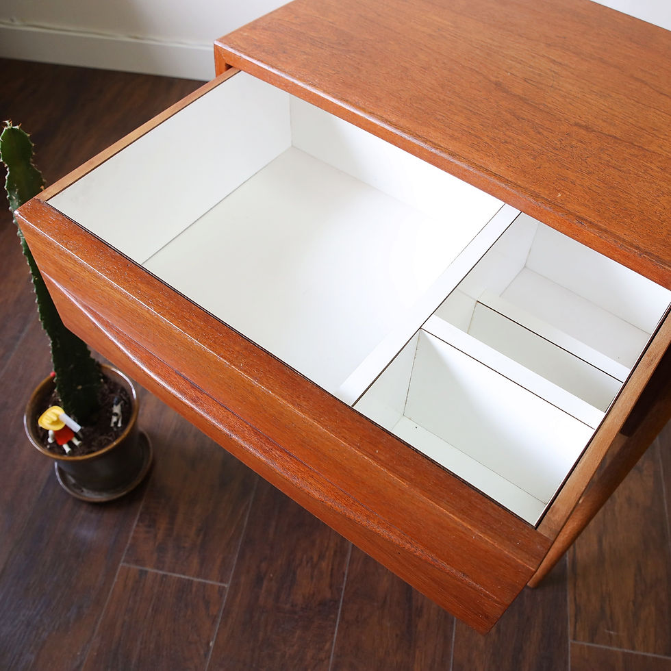 Thumbnail: Danish Teak Bedside Table / Entrance Table