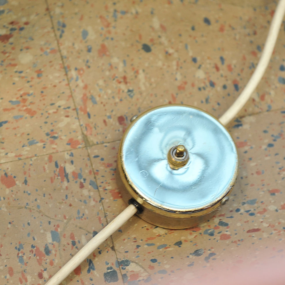 섬네일: Vintage Mid Century Modern Arc Floor Lamp