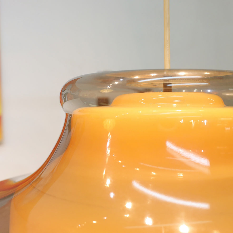 섬네일: Rare Acrylic Atomic Design Pendant Lamp