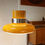 섬네일: Vintage MCM Yellow Metal Pendant Lamp