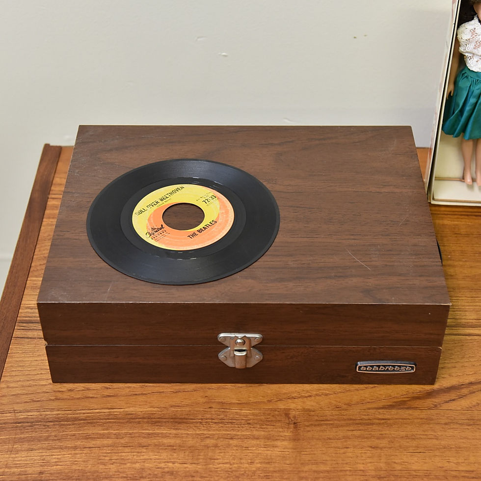 섬네일: Mini portable record player