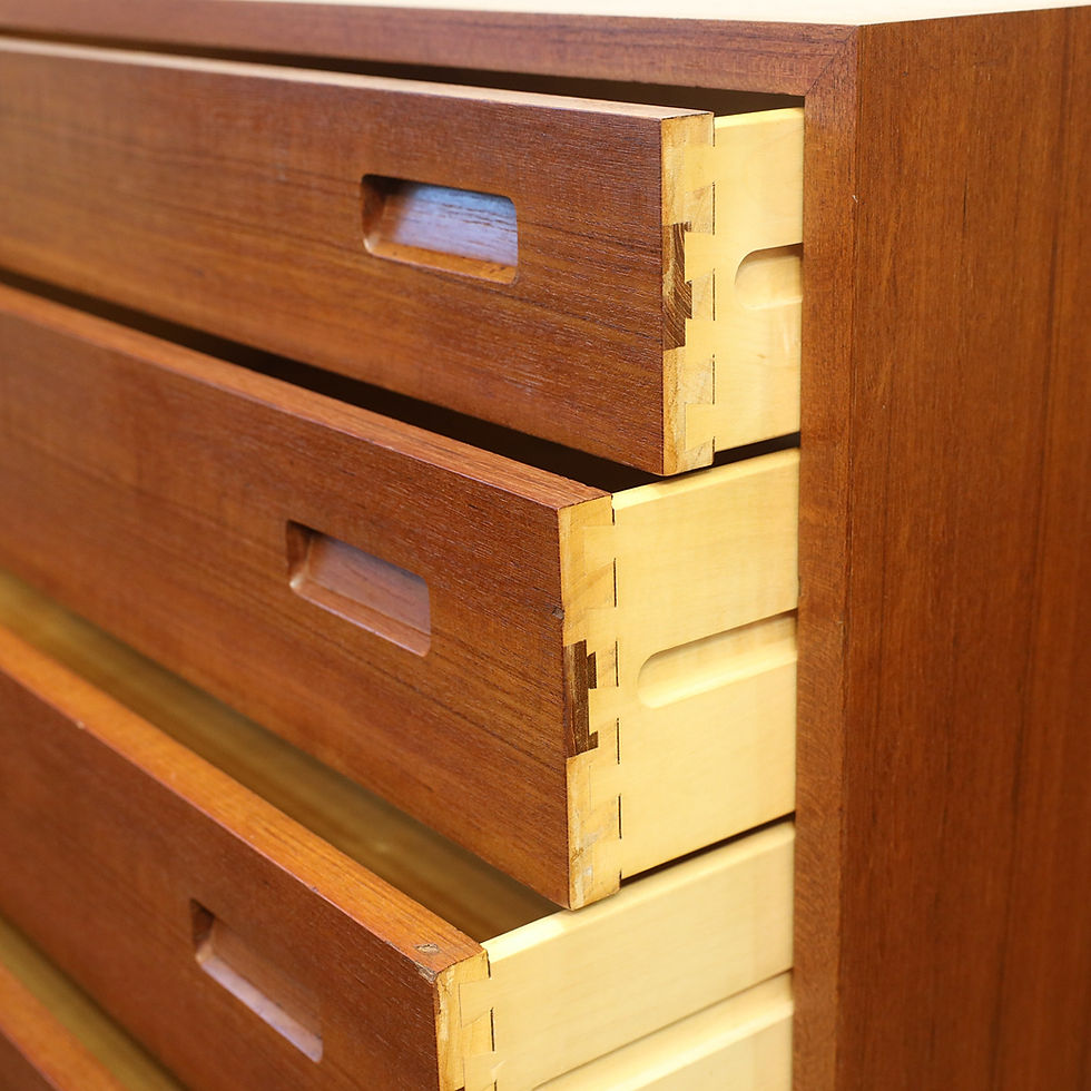 Thumbnail: Danish Modern Teak Chest of Drawers by Carlo Jensen for Hundevad & Co