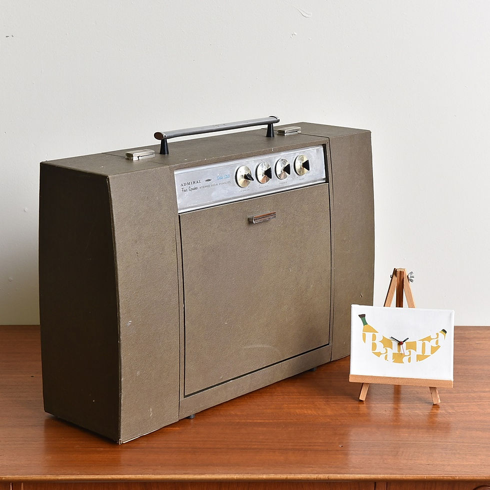 섬네일: Vintage Admiral Suitcase Turntable