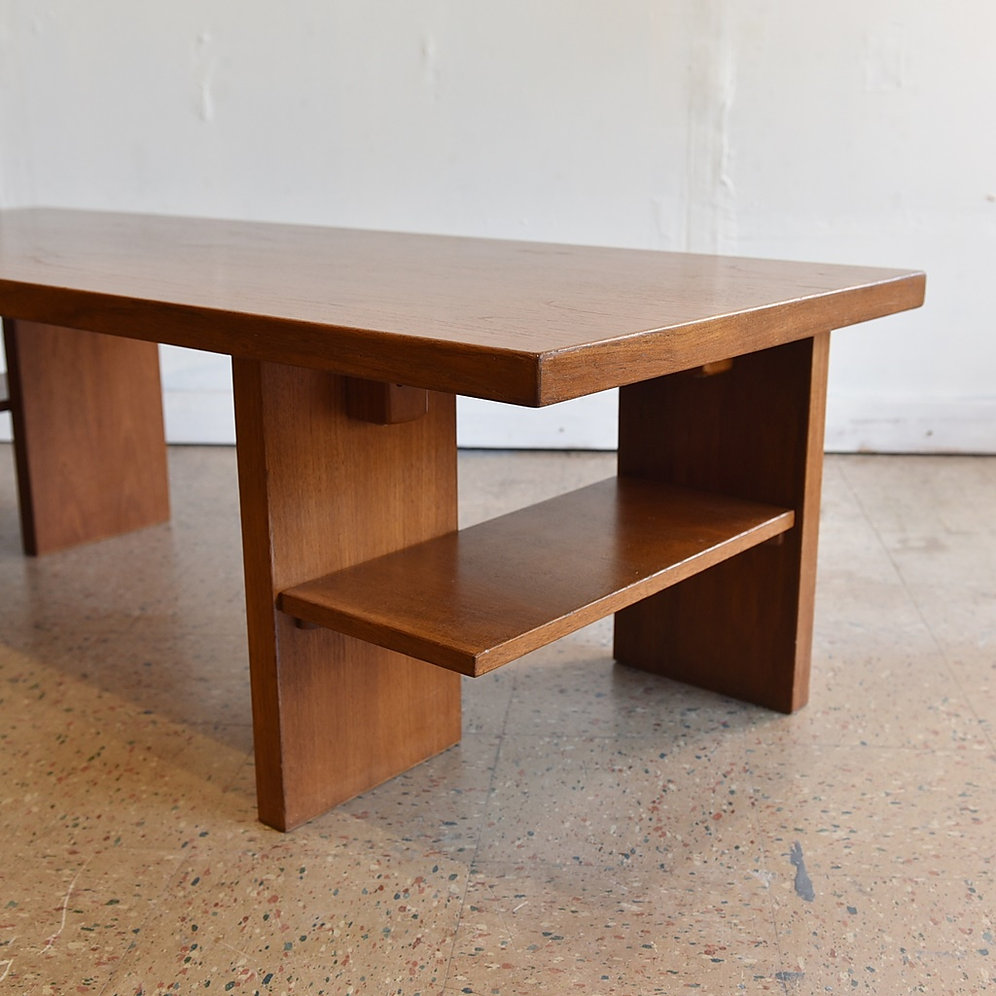 Canadian Mid Century Modern Teak Coffee Table bananalab