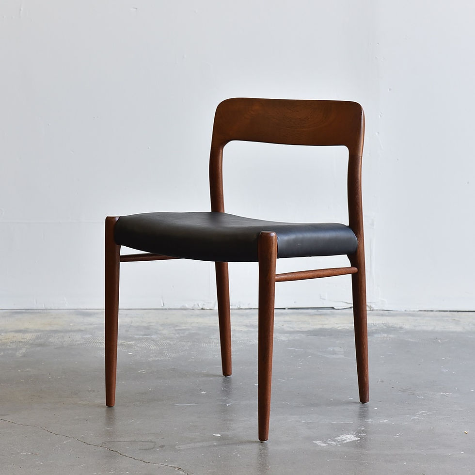 Thumbnail: Danish Modern Teak Model 75 Chair by Niels O.Møller for J.L. Møllers Møbelfabrik