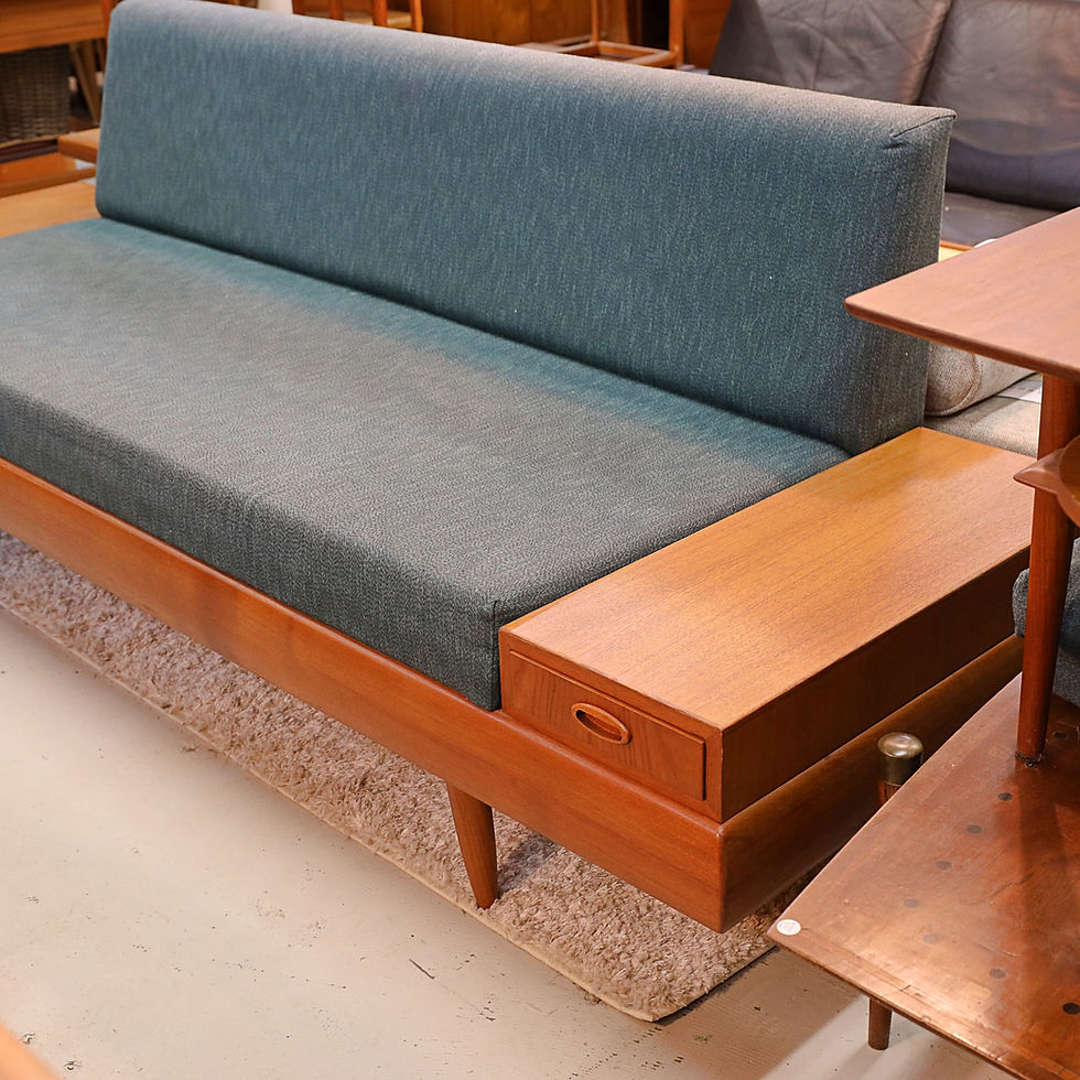 Thumbnail: Vintage MCM Teak Platform Sofa