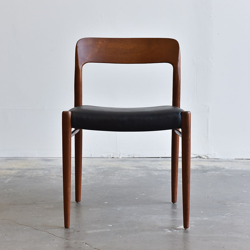 Thumbnail: Danish Modern Teak Model 75 Chair by Niels O.Møller for J.L. Møllers Møbelfabrik