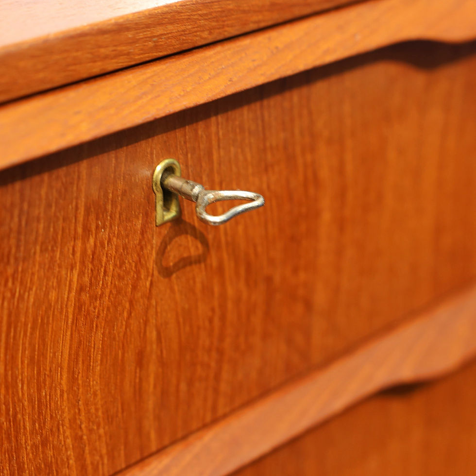 Thumbnail: Danish Teak Low Profile Dresser