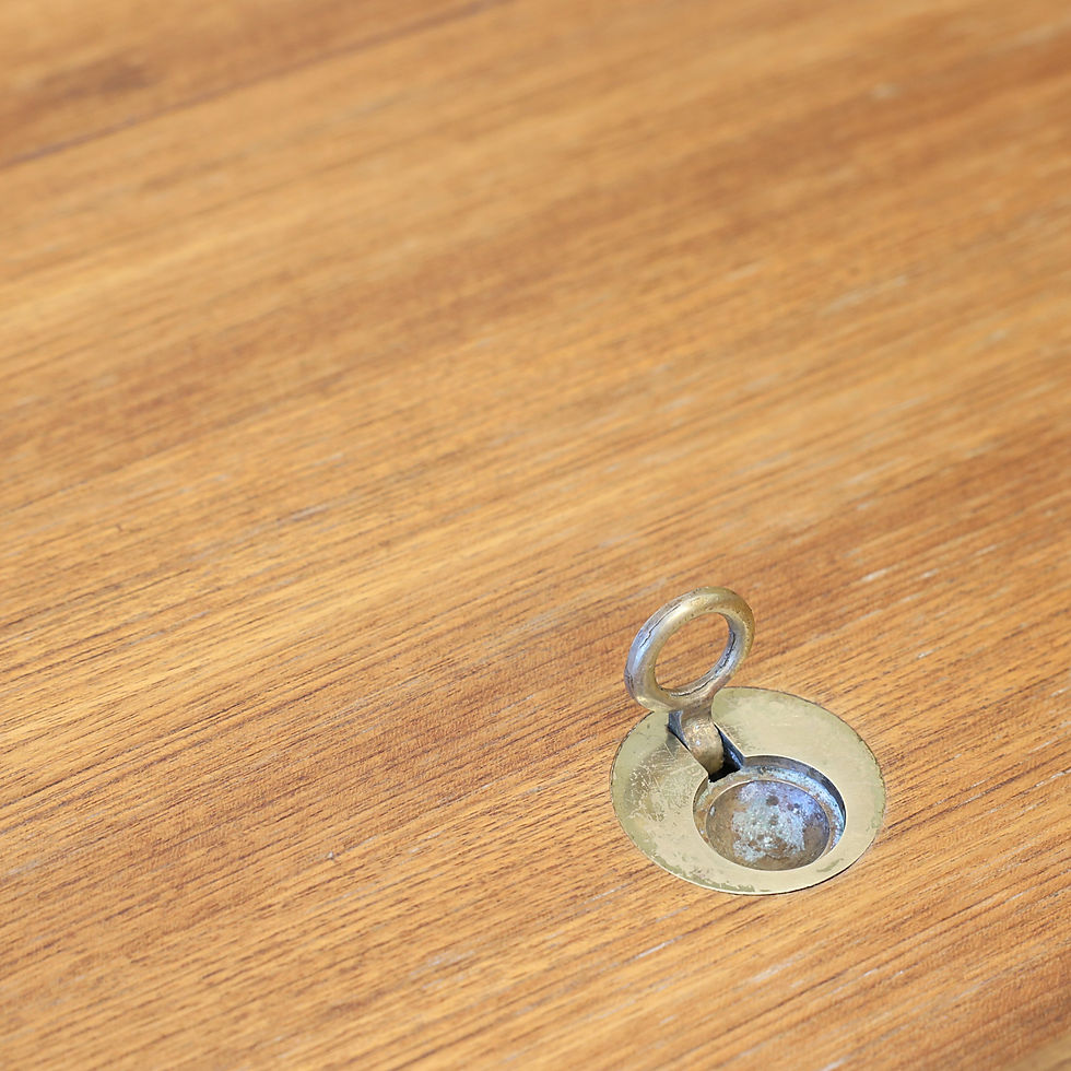 Thumbnail: Mid Century Modern Teak Bar Cart, Tea Cart by Verner Panton