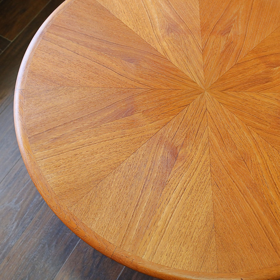 Thumbnail: Mid-Century Modern Teak Occasional Round Table
