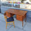 Thumbnail: Practical Danish Modern Teak Desk by EJSING Mobelfabrik
