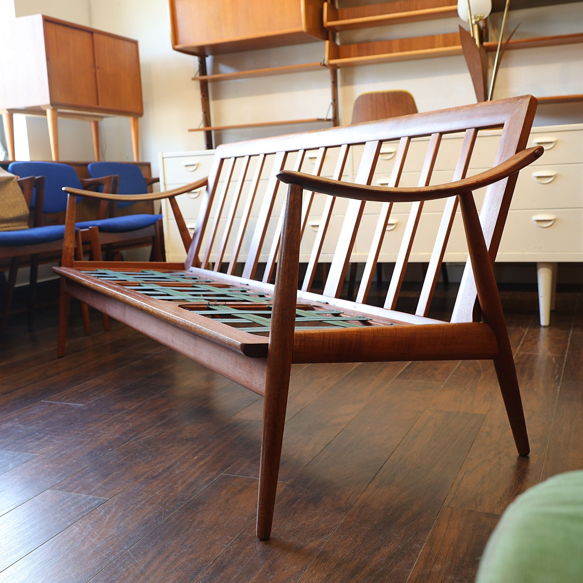 Classic design teak sofa made in Norway, 60s