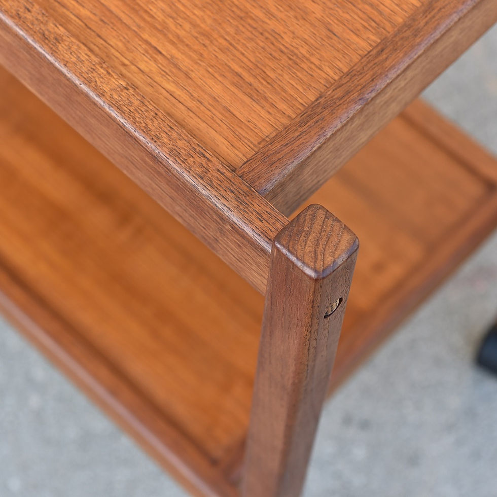 섬네일: Vintage Teak Tea Cart