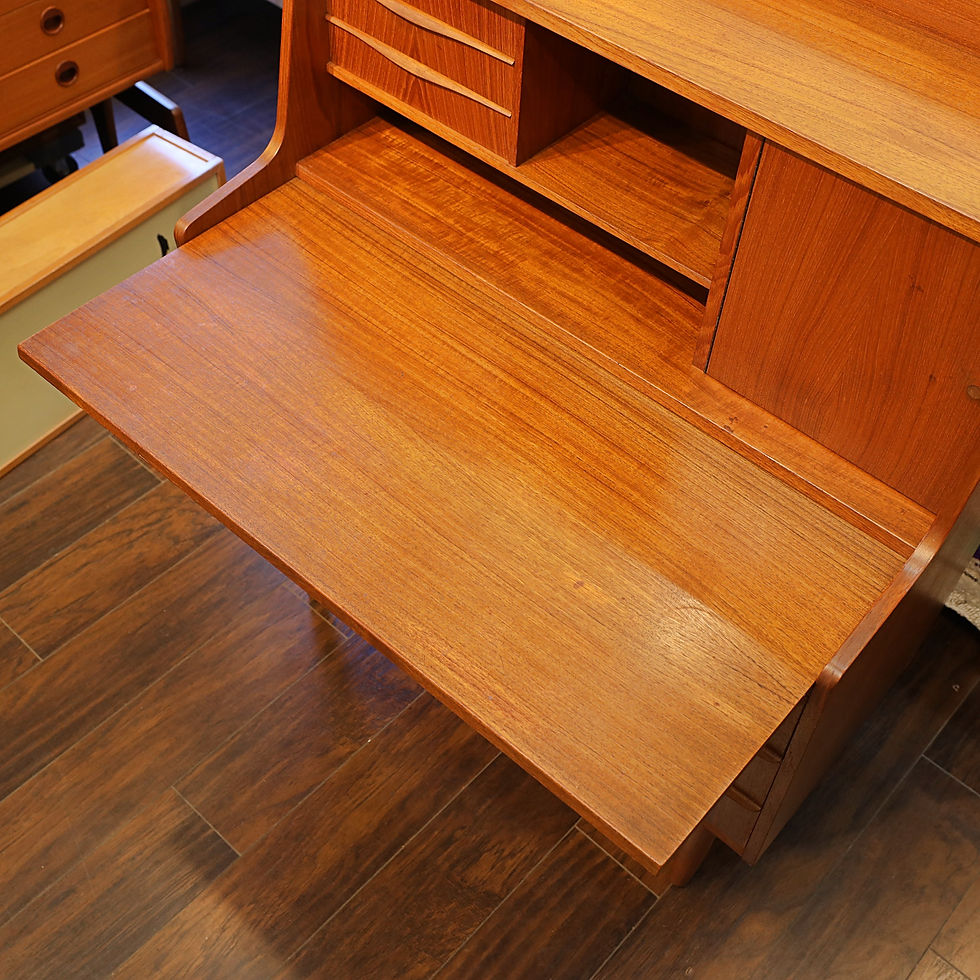 Thumbnail: Fabulous Vintage MCM Teak Writing Desk