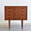 섬네일: Vintage Danish Mid-Century Modern Teak 4 Drawers Dresser