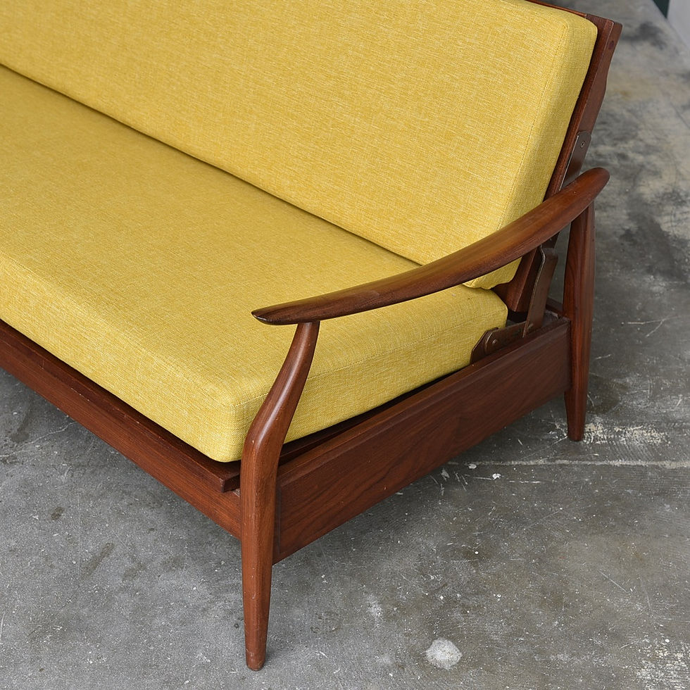 Thumbnail: Vintage Mid-Century Modern Sofa+Lougner, Sofa SOLD Chair AVAILABLE