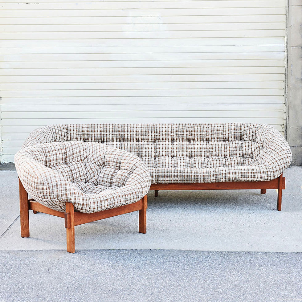 Thumbnail: Canadian mid century modern Iconic sofa by R Huber Co.