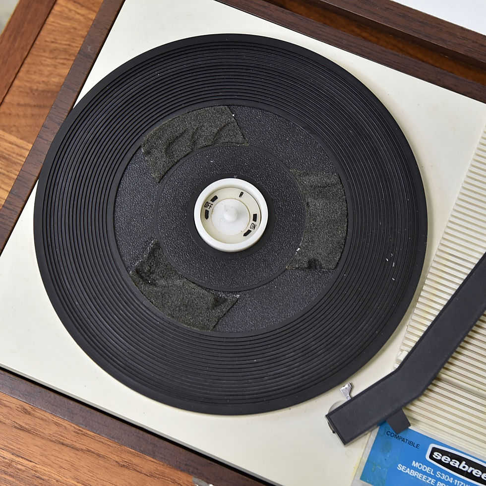 섬네일: Mini portable record player