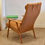 섬네일: Swedish Mid-Century Modern Highback Lounge Chair