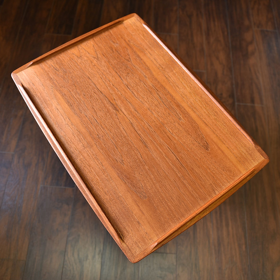 Thumbnail: Danish Teak Side Table by Torben Strandgaard