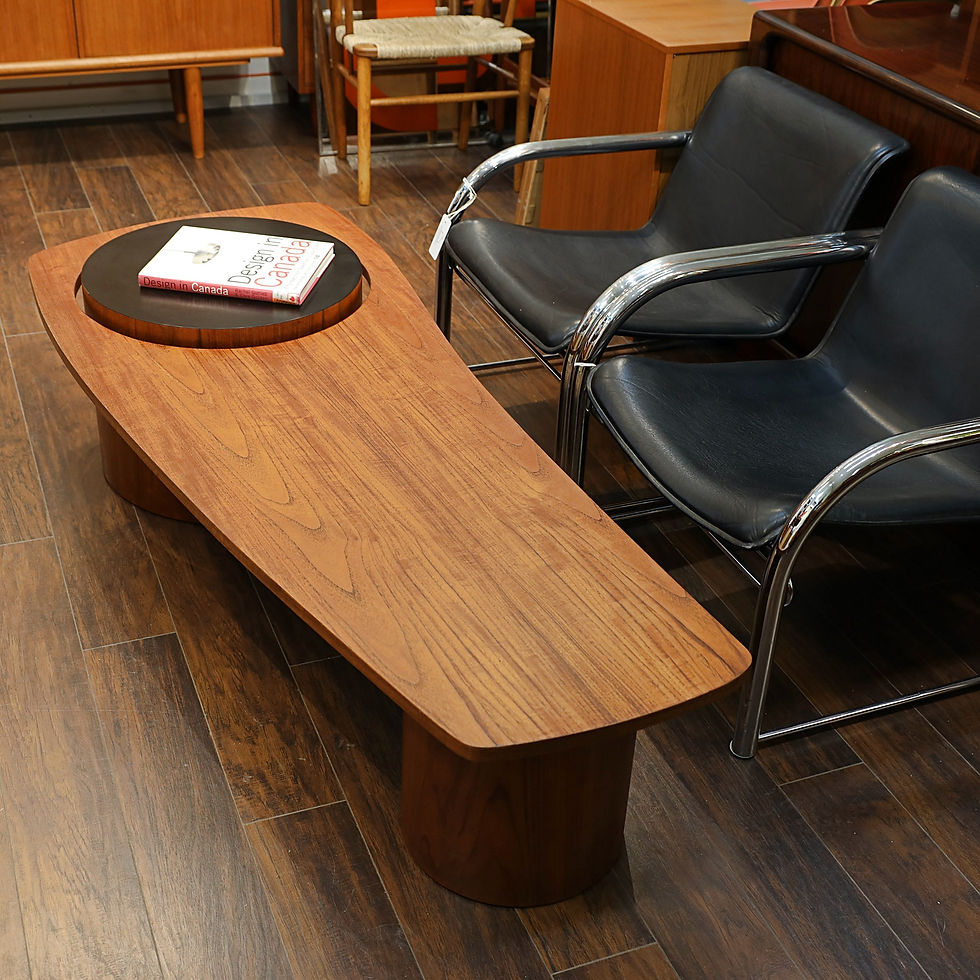 Thumbnail: Iconic Canadian MCM Teak Coffee Table by RS Associates