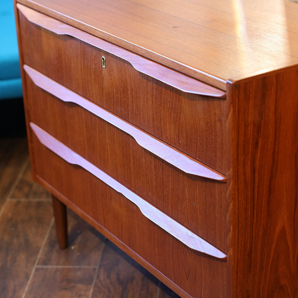 Thumbnail: Danish Teak Low Profile Dresser