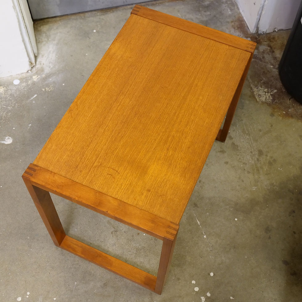 Thumbnail: Vintage Danish Teak Nesting Tables