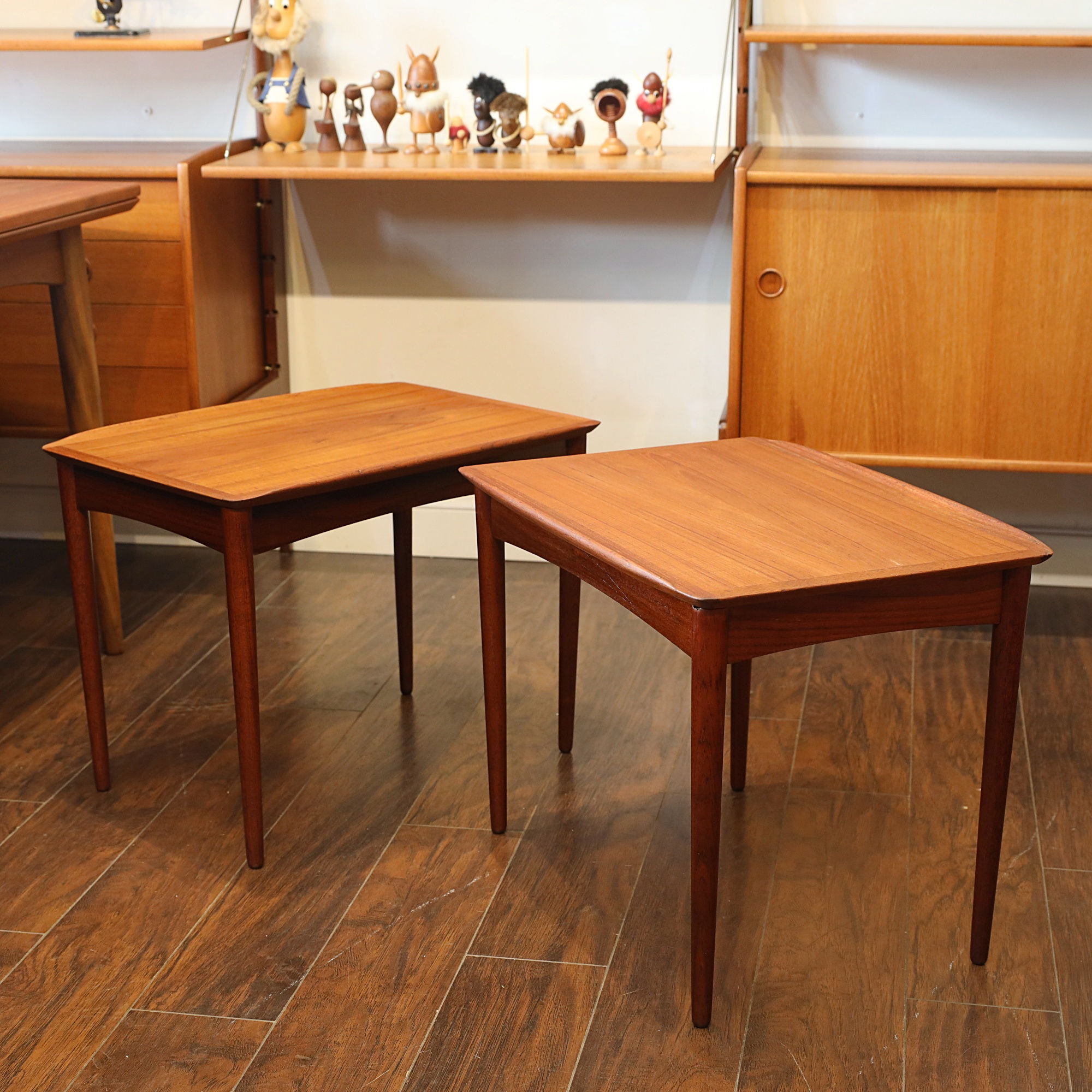 Danish Teak Side Table by Mobelintarsia