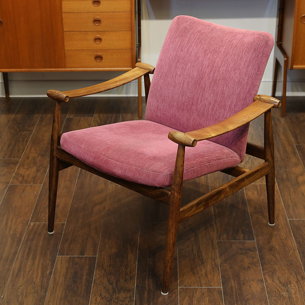 Thumbnail: "RARE" Danish Modern Rosewood FD133 "Spade" Chair by Finn Juhl