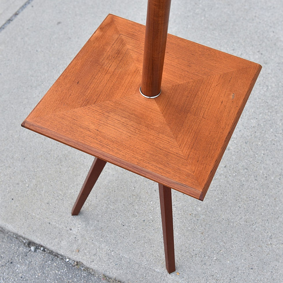 섬네일: 10%Off, Mid century modern 3 legged standing lamp (side table)