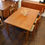 섬네일: Danish Modern Teak Rectangular Dining Table with 2 Leaves