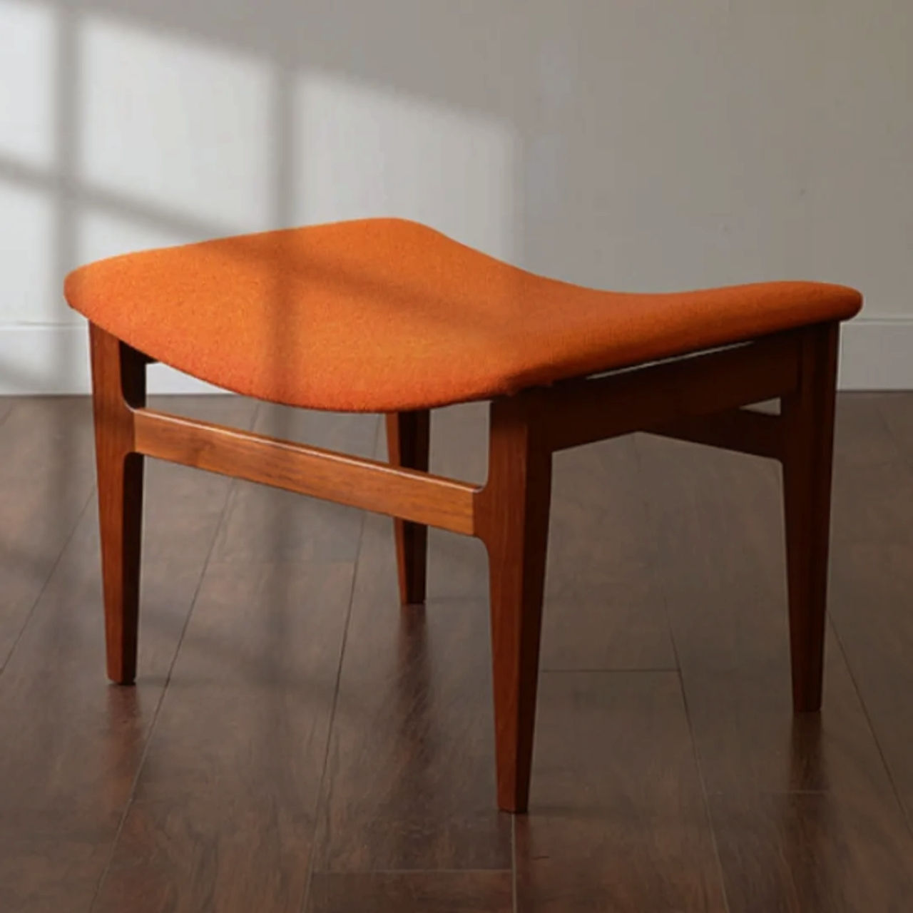 Danish Modern Teak Foot Stool by Finn Juhl for France & Son