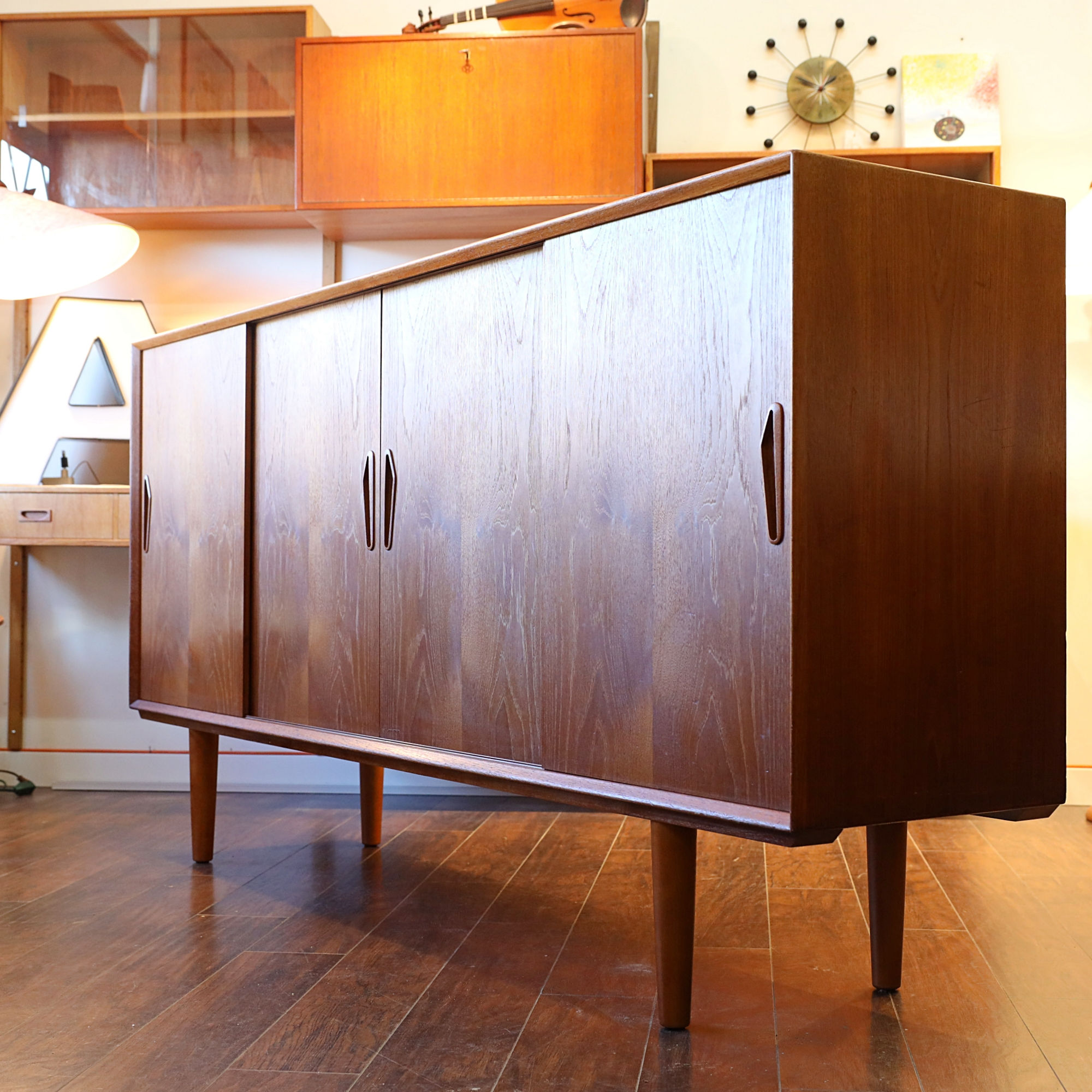 Danish Mid-Century Modern Teak Credenza