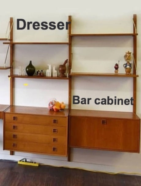 Thumbnail: Danish Vintage Teak Modular Wall Unit