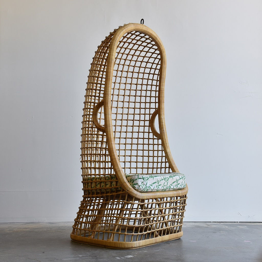 Vintage Rattan Accent Chair