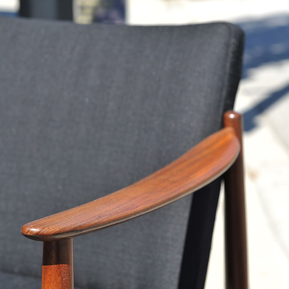 Thumbnail: Mid Century Modern Teak Classic Lounge Chair Made in Norway by Sandvic