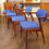 Thumbnail: Danish Modern Teak Model 42 "Z" Teak Dining Chairs by Kai Kristiansen