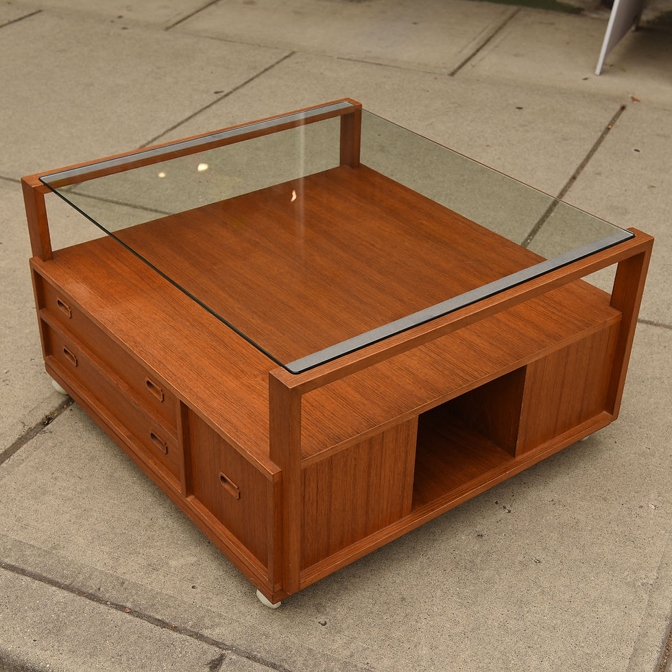 Thumbnail: Danish Mid-Century Modern Teak Coffee Table