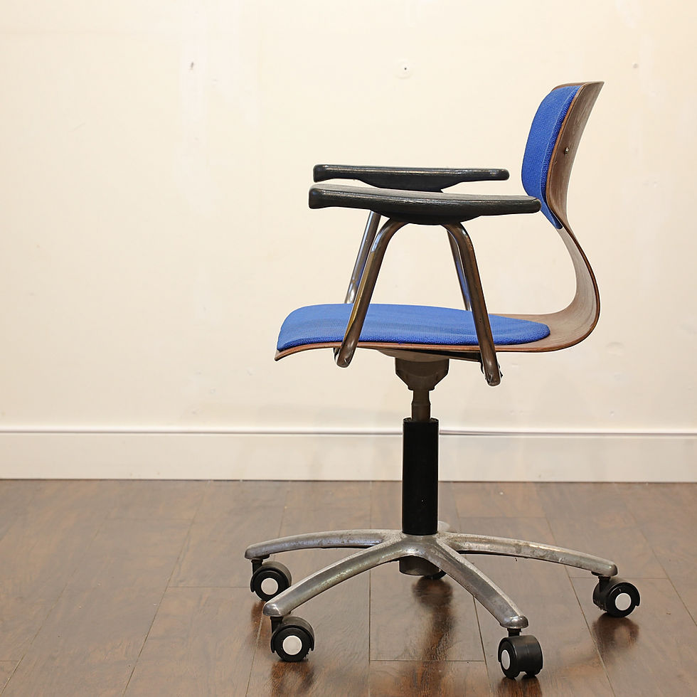 Thumbnail: Vintage Swivel Office Desk Chair