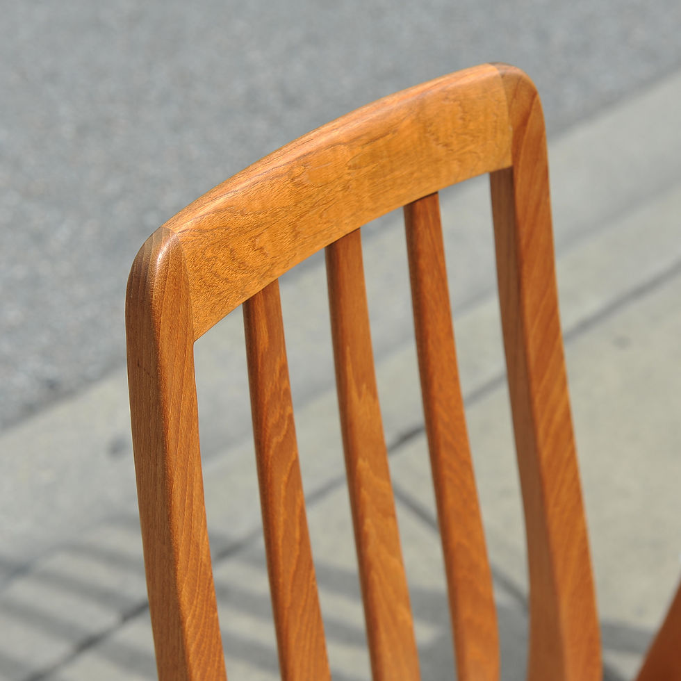 Thumbnail: Danish Modern Teak "EVA" Style Dining Chairs by Svegards Markaryd
